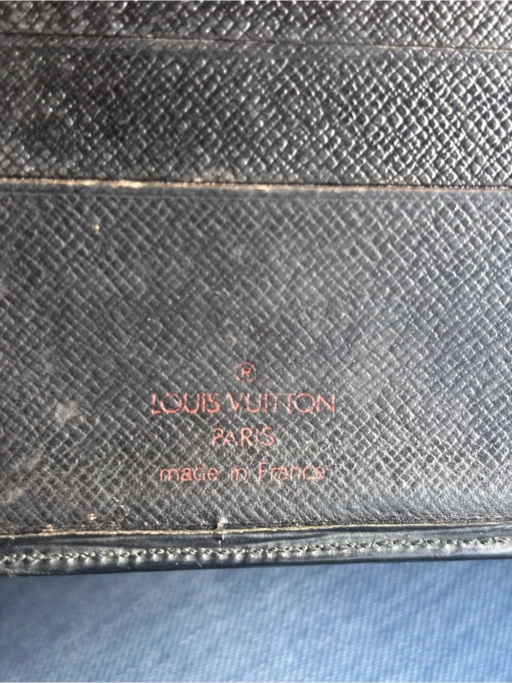 Project Mens Louis Vuitton Epi Black Wallet